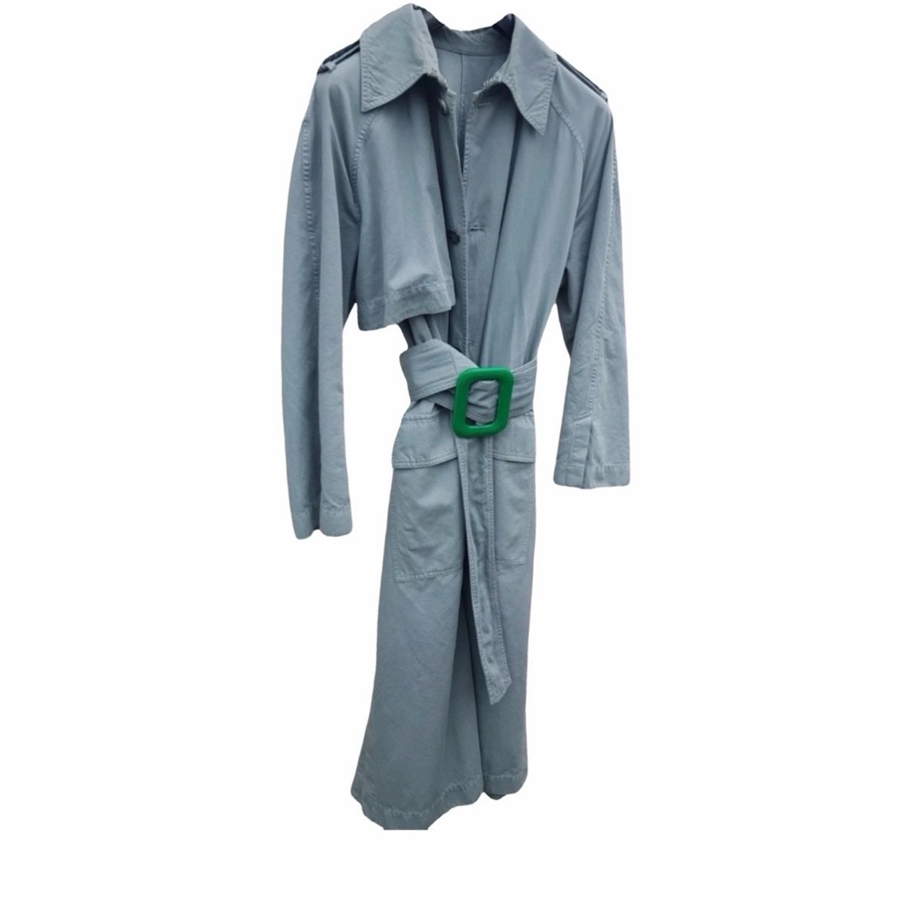 Acne Studios Coat with Green Buckle